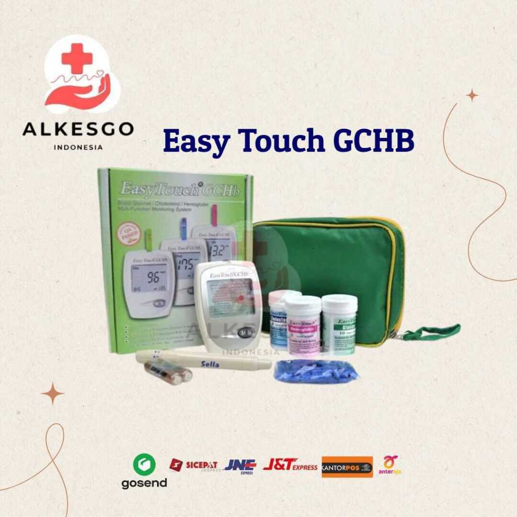 Easy Touch 3in1 GCHb - Alat Ukur Gula darah , Kolesterol , dan Hemoglobin EasyTouch