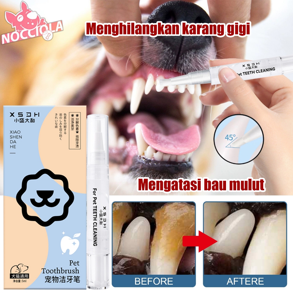 Pembersih Gigi Anjing Kucing Sikat Gigi Anjing Sikat Gigi Penghilang Karang Gigi Anjing Pembersih Gi