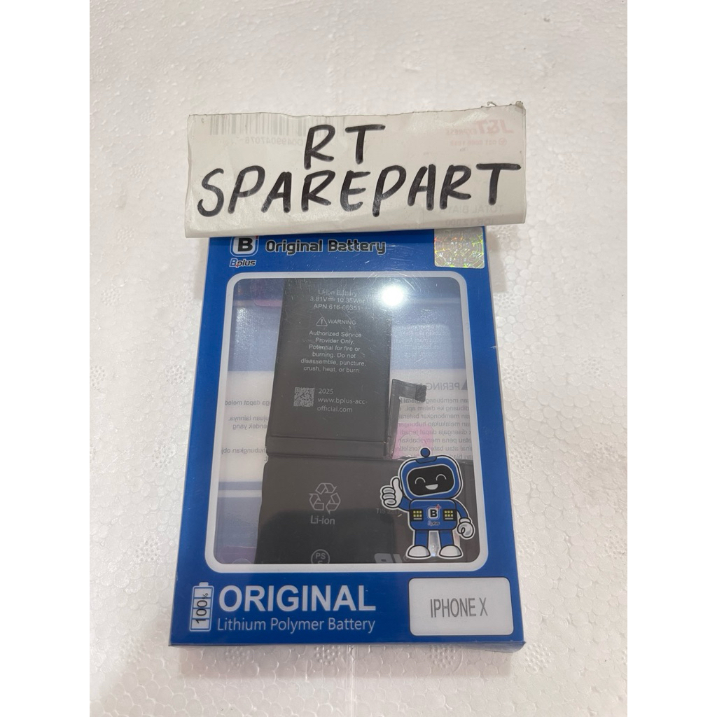 BATTERY DOUBEL IC (IPHONE X)