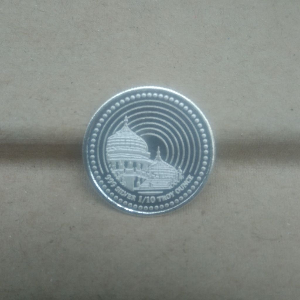 Koin Perak Dirham 3,11 gram Murni 99,9% - sala