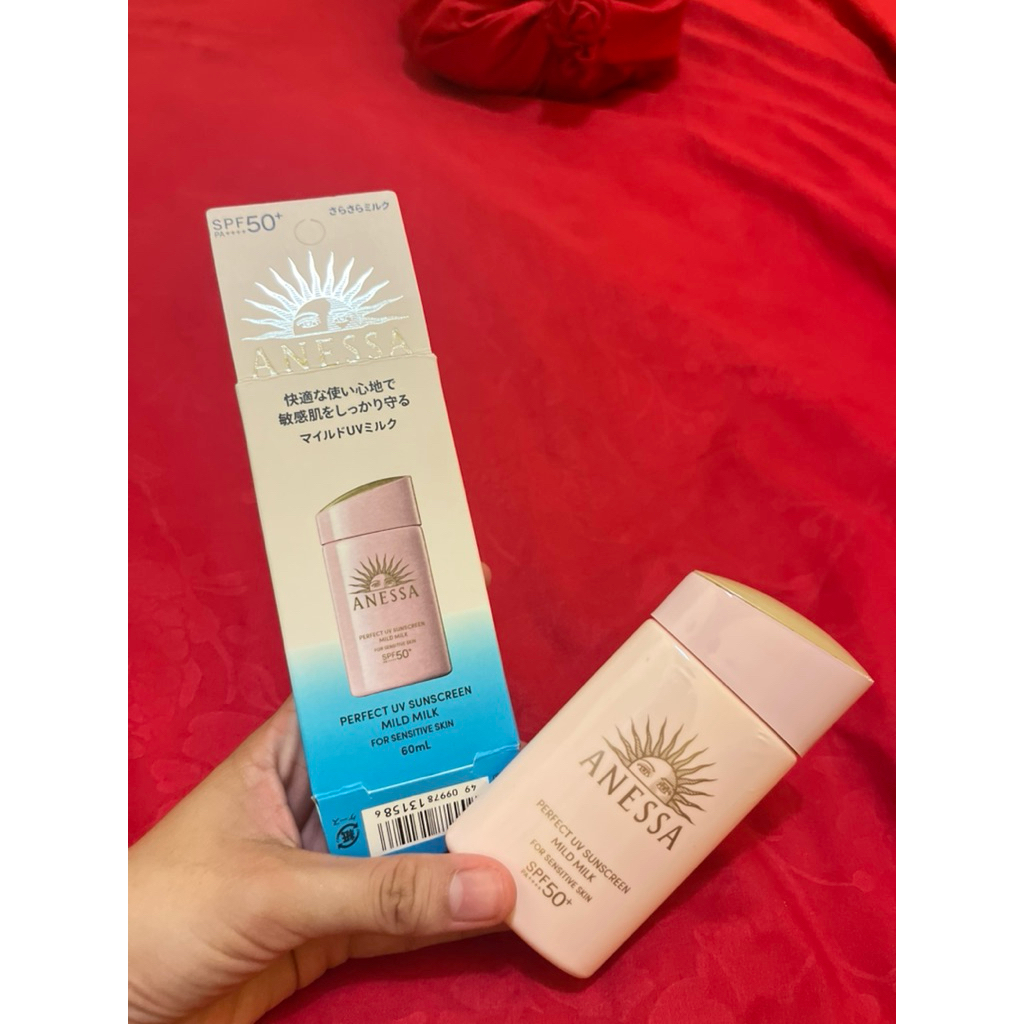 sunscreen spf anessa pink