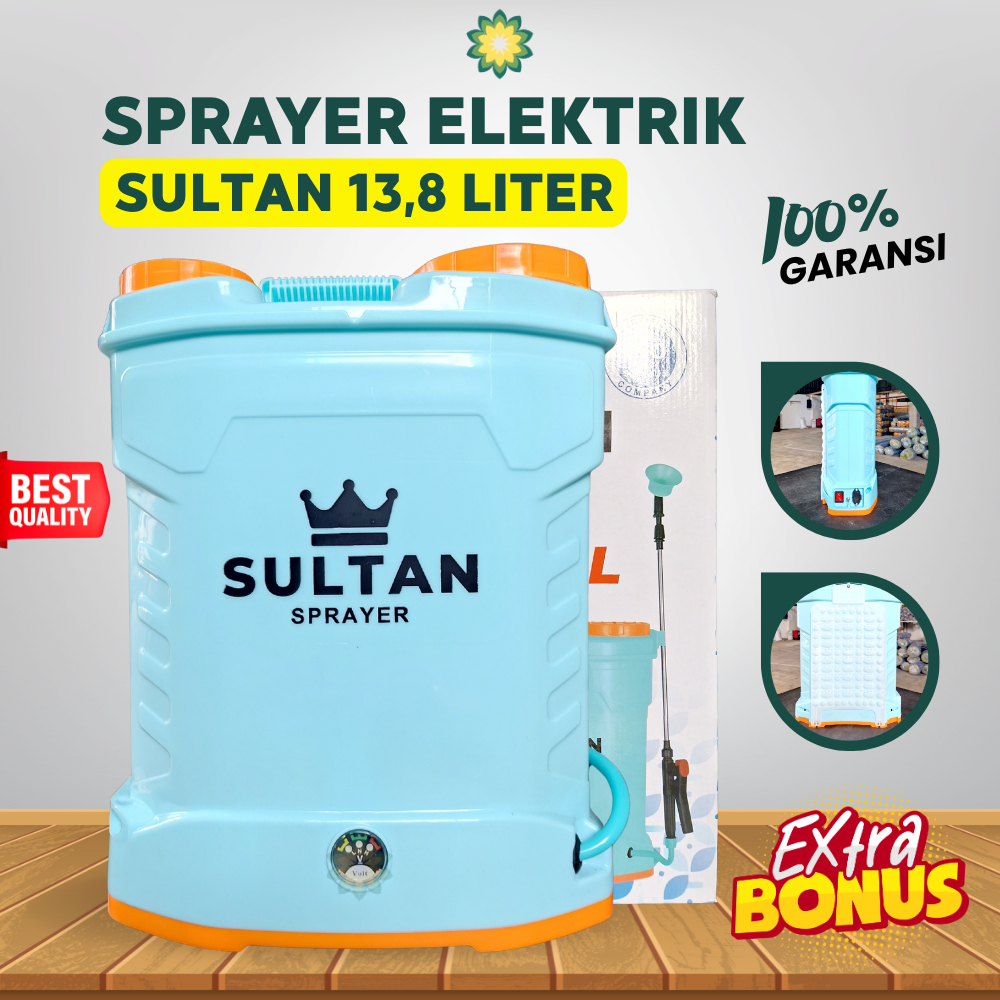 Sprayer Elektrik Sultan 13,8 Liter / 16 Liter Tangki Semprot