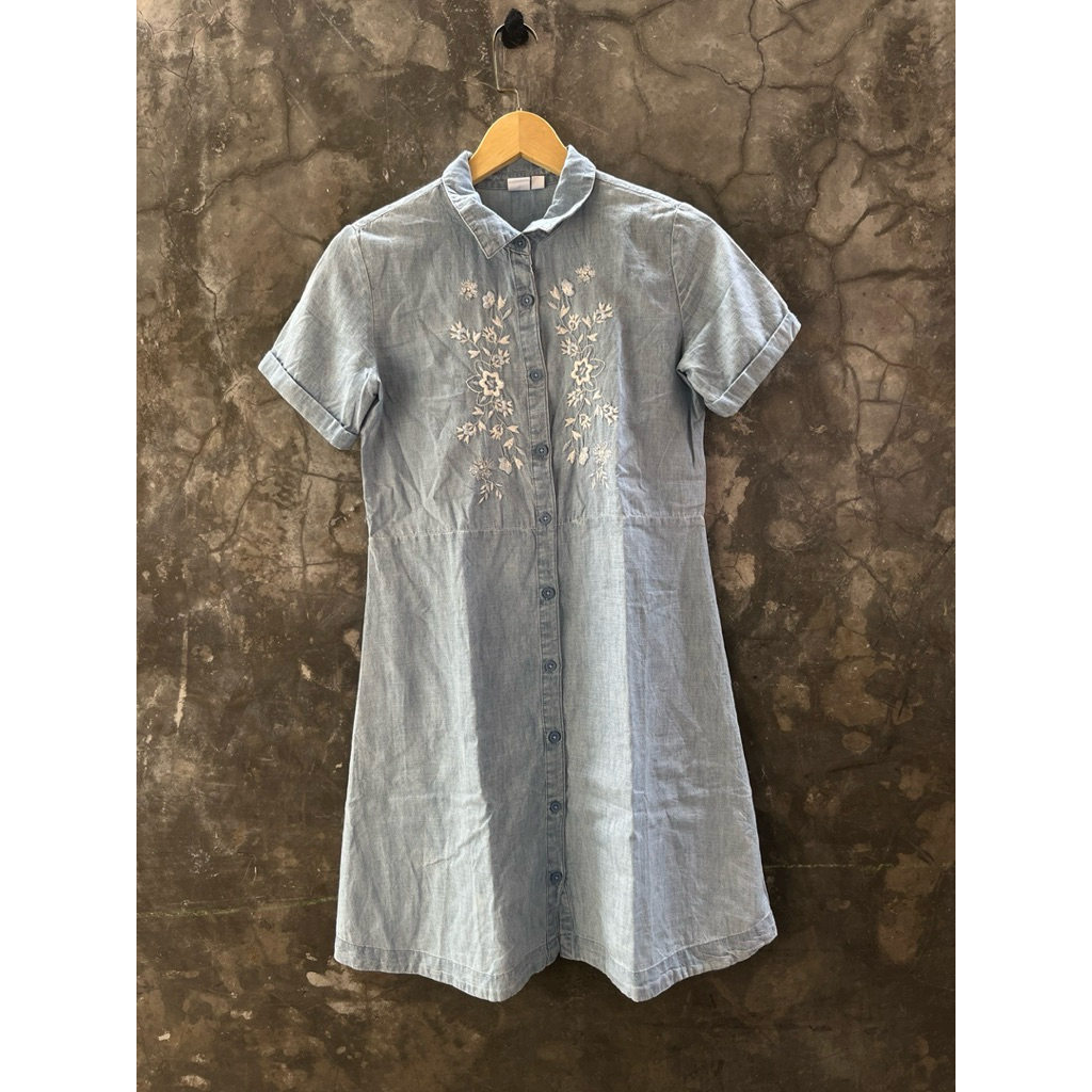 Preloved Dress Denim Anak Bahan Soft Jeans By GAP KIDS