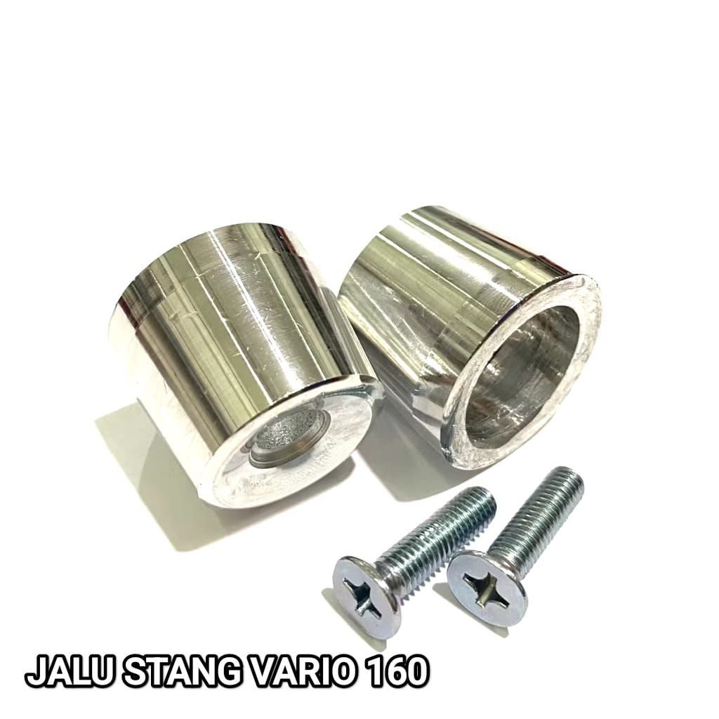 JALU STANG VARIO 160 CROME/JALU STANG VARIP 160 BUBUT PNP STYLO,VARIO 160,BEAT DELUX CROME.