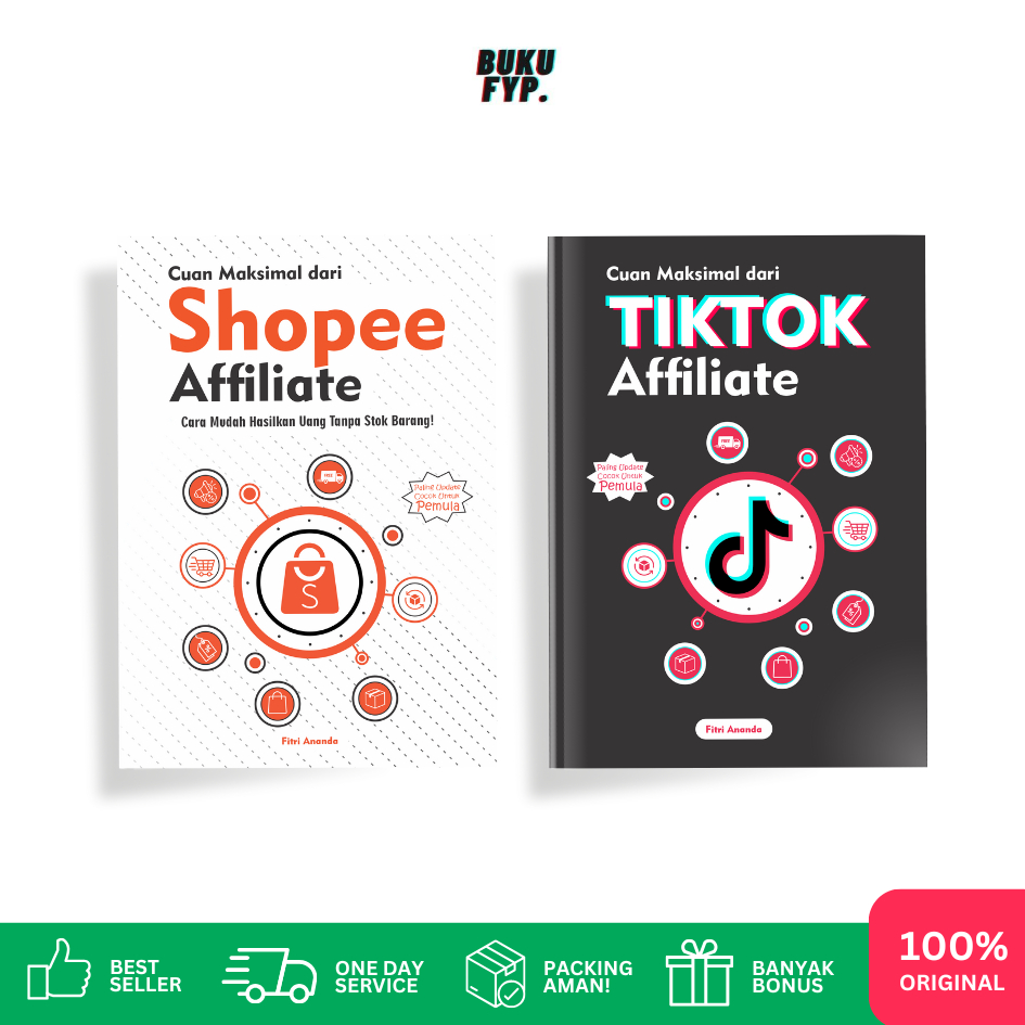 Paket Hemat Jago Affiliate Cuan Maksimal (Tiktok Affiliate + Shopee Affiliate) Yash Media