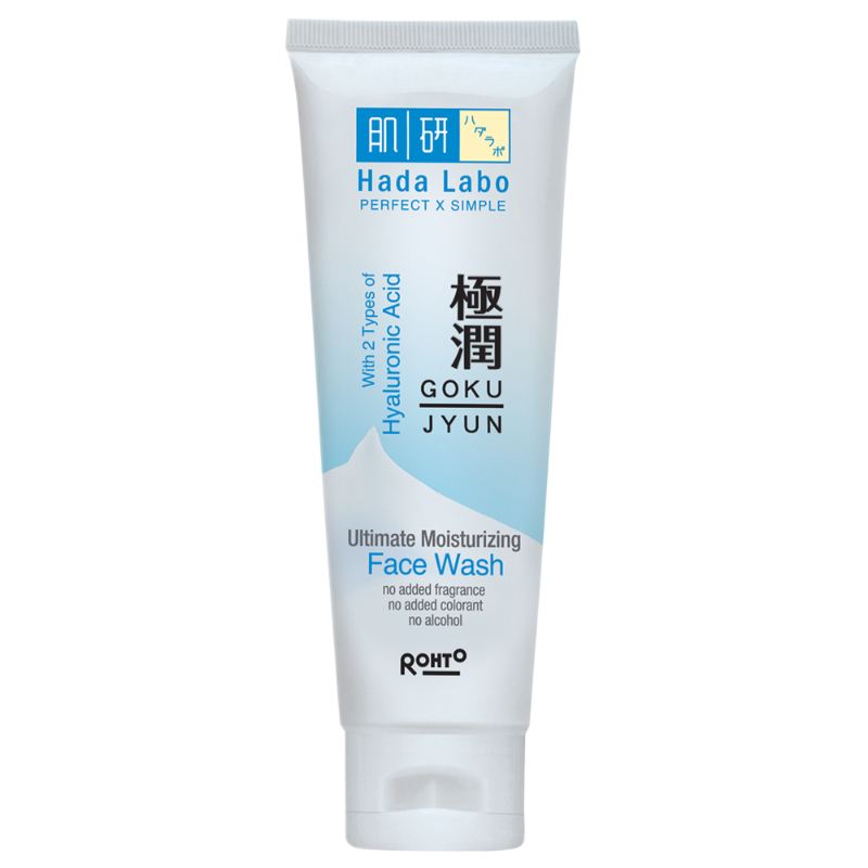 HADA LABO Gokujyun Face Wash 100gr - Sabun Cuci Muka