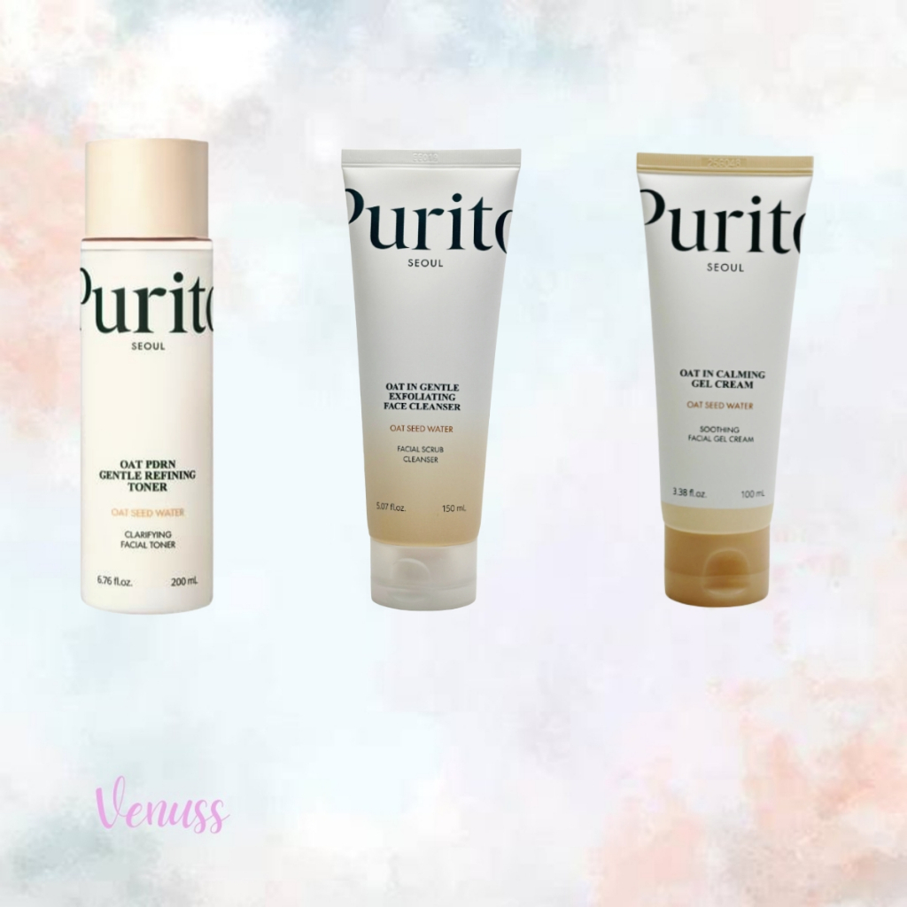 Purito oat in calming gel cream 1ml sample | 100ml fullsize | Purito SEOUL - Oat In Gentle Exfoliati