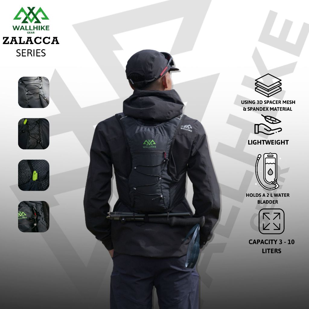 Hydropacks Wallhike Zalacca series / Running vest / Trail running vest