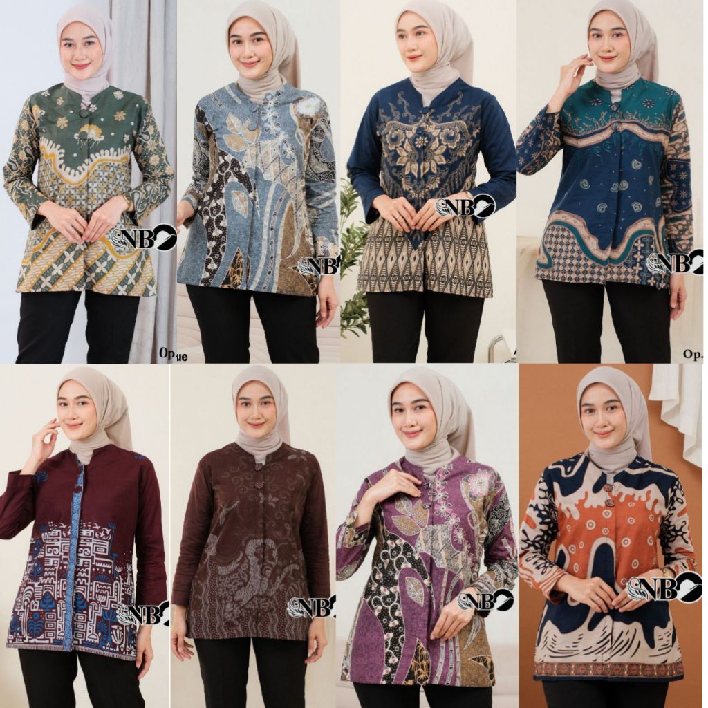 Batik Kantor Wanita / Seragam Batik Cewek /  Batik Kondangan/ Batik Resmi / Batik Formal / Batik Cew