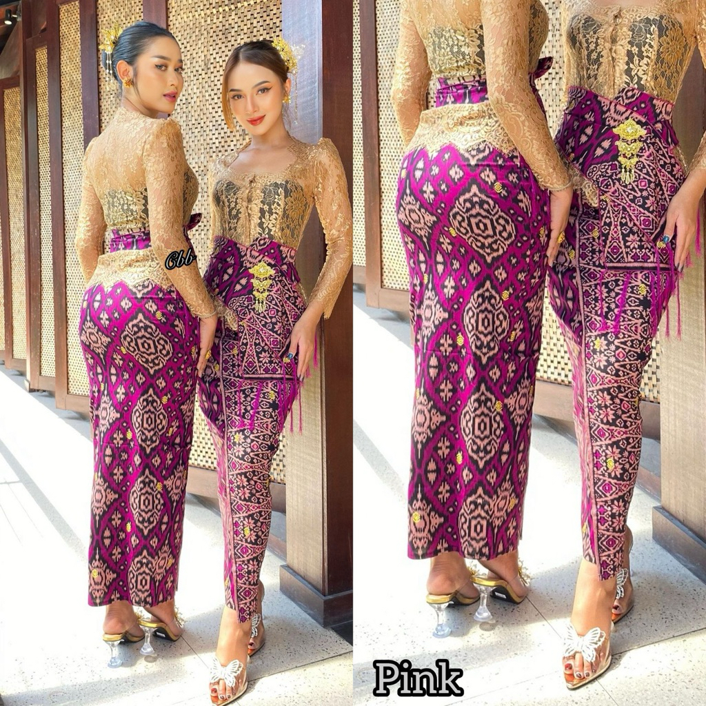 KAMEN JADI ENDEK STRAIT BORDIR SET SELENDANG