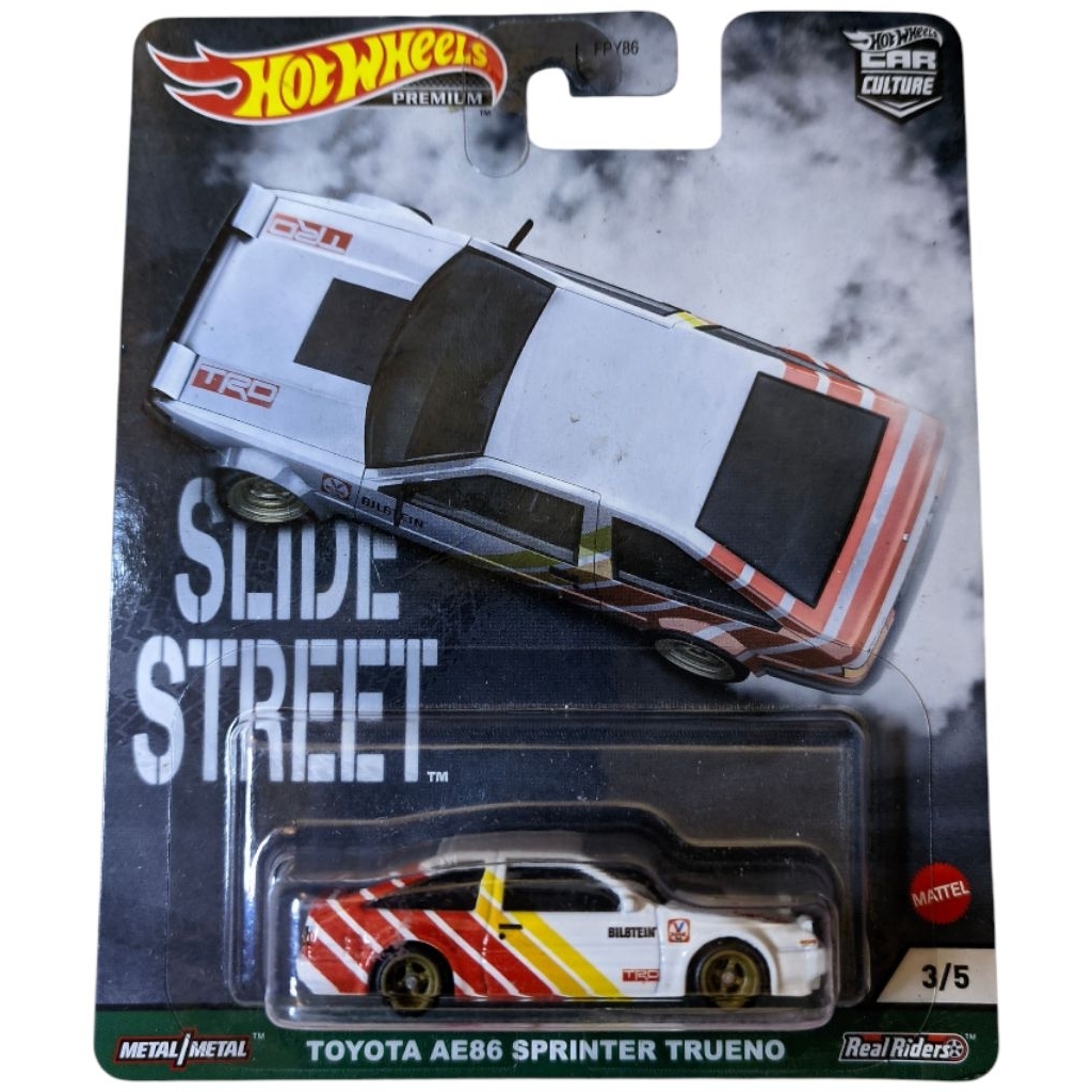 Hot Wheels Toyota AE86 Sprinter Trueno Slide Street