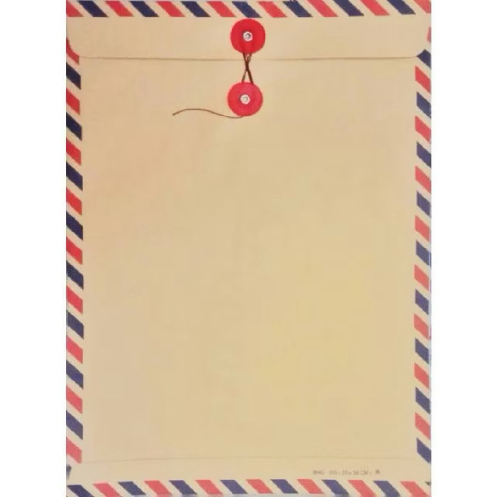 AMPLOP COKLAT FOLIO TALI 310 /AMPLOP COKLAT AIRMAIL/MAP COKLAT TALI