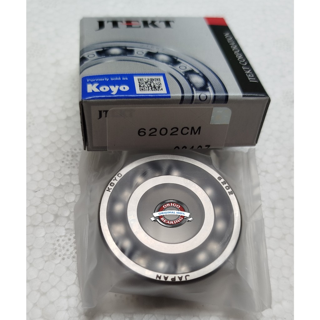 Bearing 6202 KOYO 6202CM Laher KOYO 6202CM (ID 15mm, OD 35mm, T 11mm) KOYO Original Japan