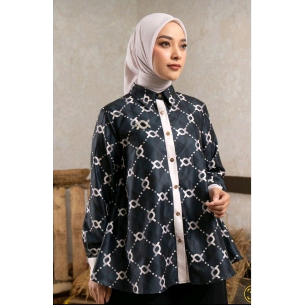 Calya Shirt Sable Hitam 2024 Size M new with Taq