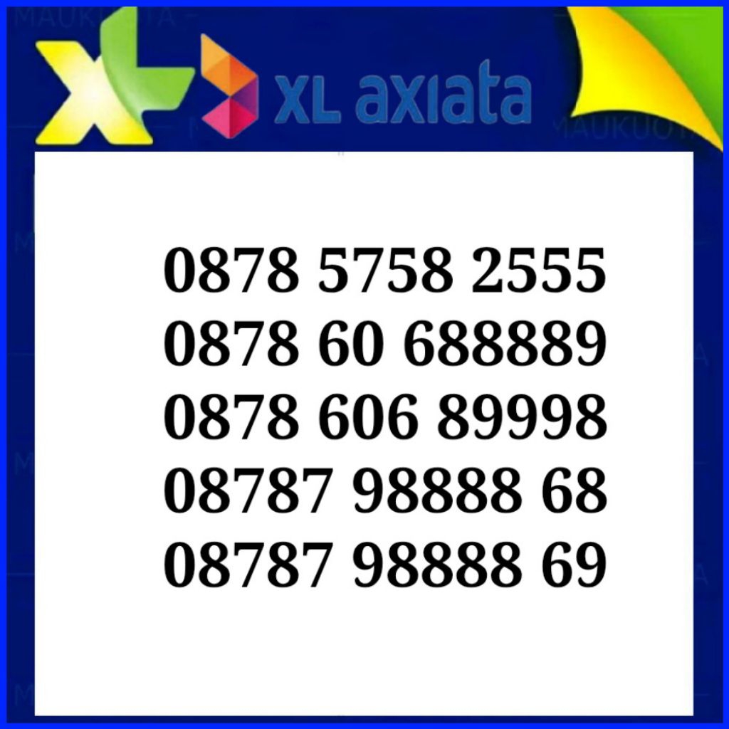 Nomor cantik xl support 5G