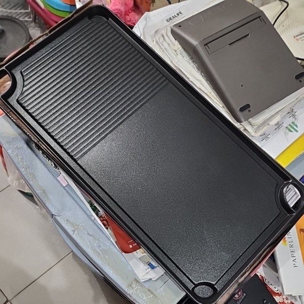 grill pan segi bbq pan rectangle pan bakaran hotgrillpan