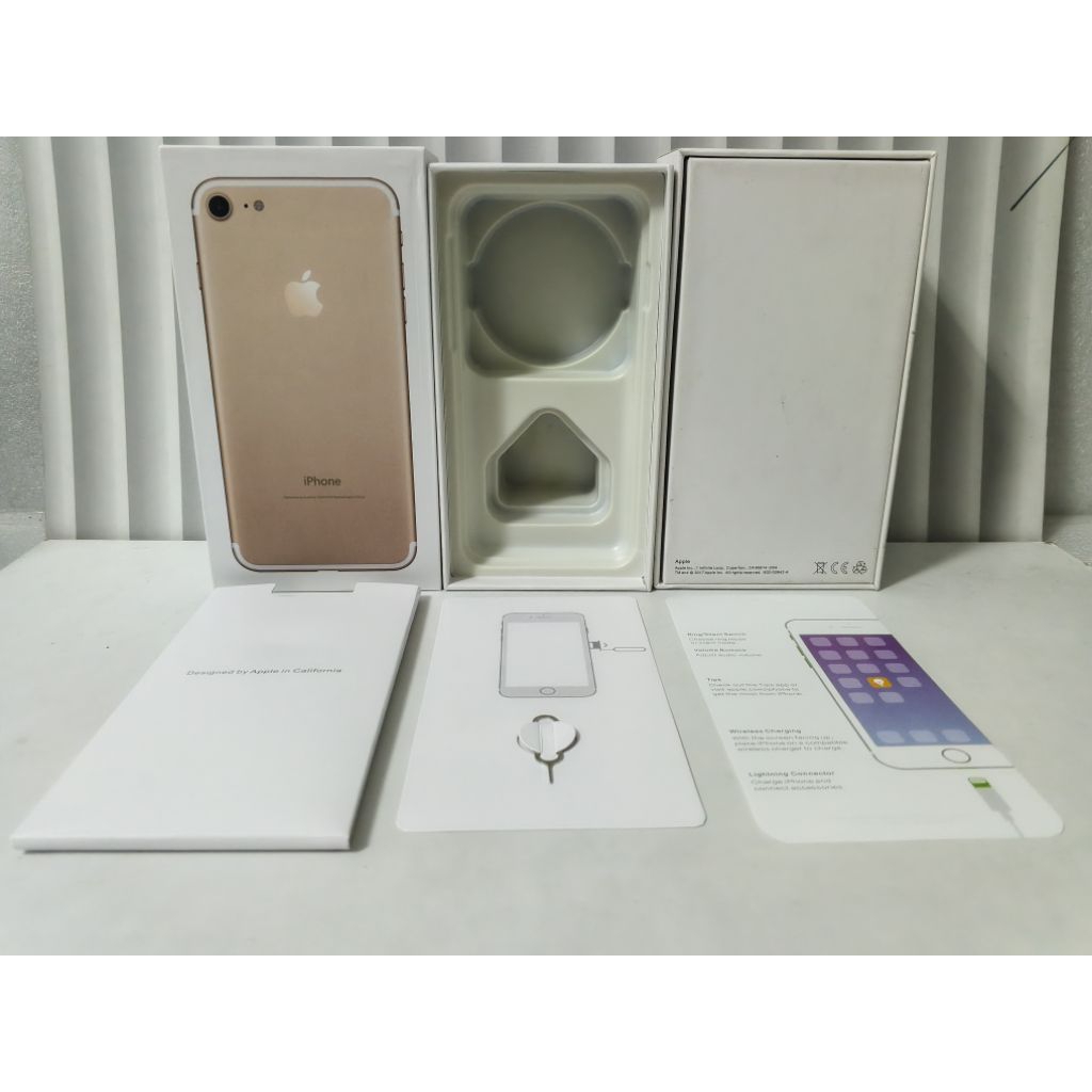 Boks Kardus Dus Kotak Hp iPhone 7/7Plus Coklat Original