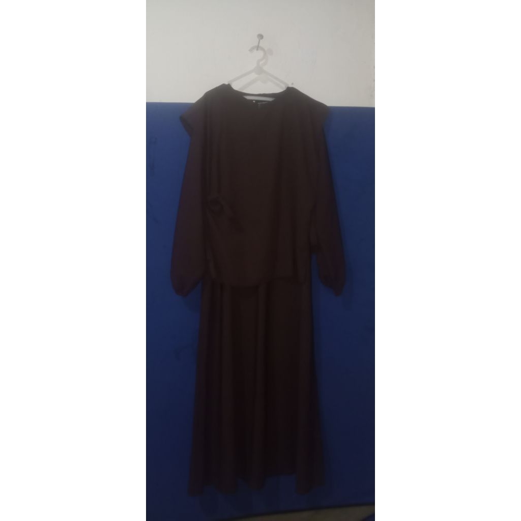 Gamis Modern/Gamis Muslim/Gamis Trend/Gamis Coklat