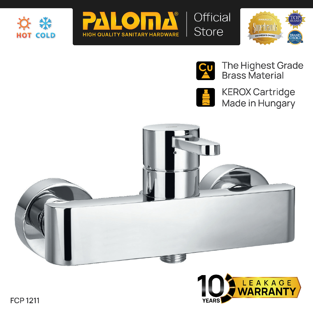 PALOMA FCP 1211 Keran Mixer Shower Keran Tanam Built in Mixer Hot Panas Cold Dingin Keran Wall Dindi