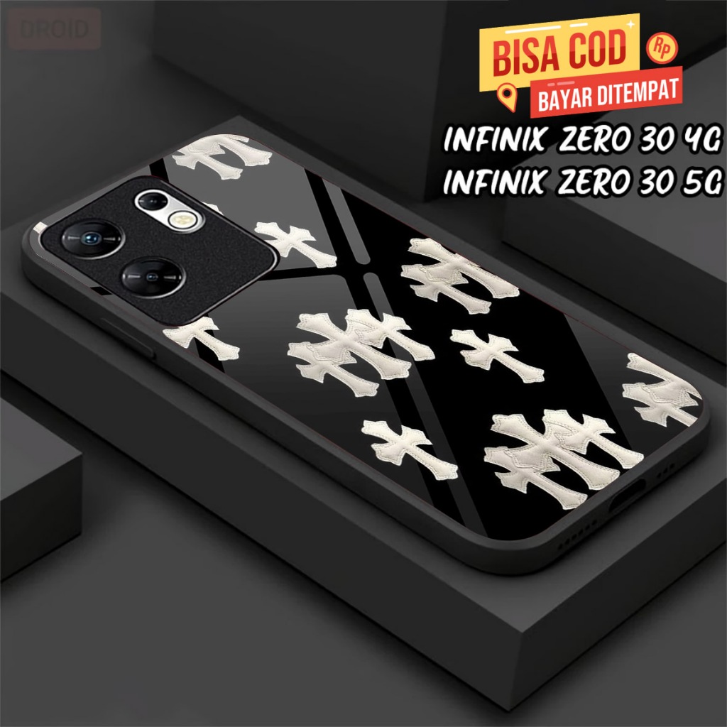 YELLOW - Casing Kilau Kaca Glass Glossy Untuk Tipe Hp INFINIX ZERO 30 4G / INFINIX ZERO 30 5G Terbar