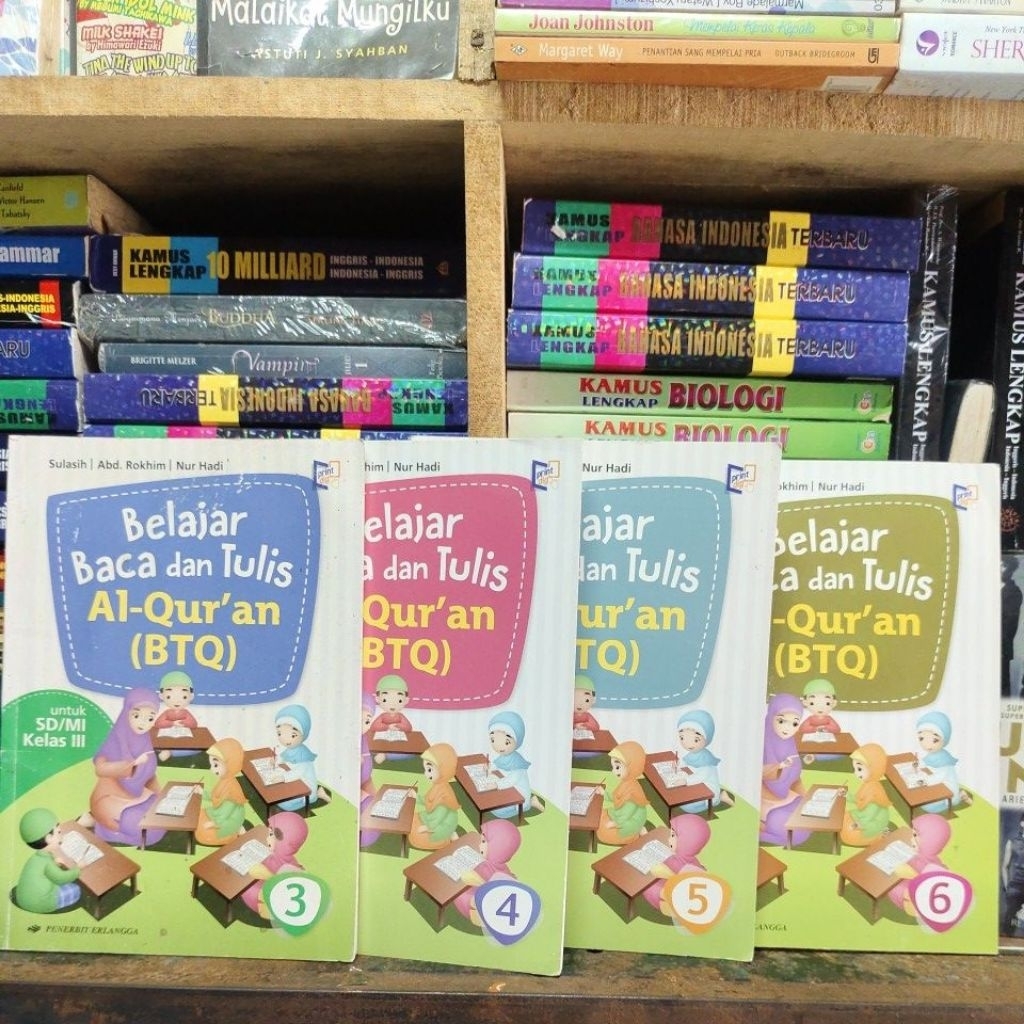 Belajar baca dan tulis Alquran BTQ kelas 3,4,5,6 SD