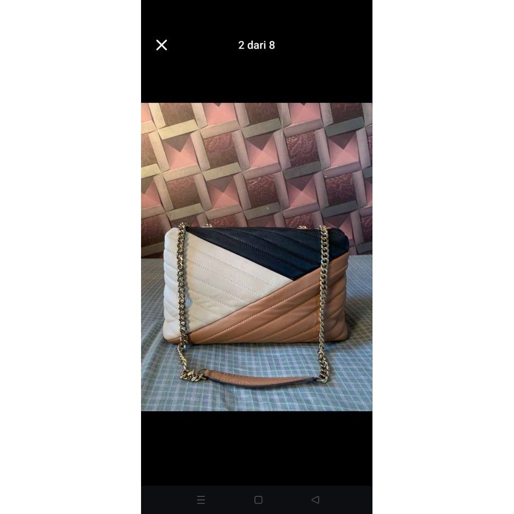 Tas Tory Burch Fleming soft convertible preloved original