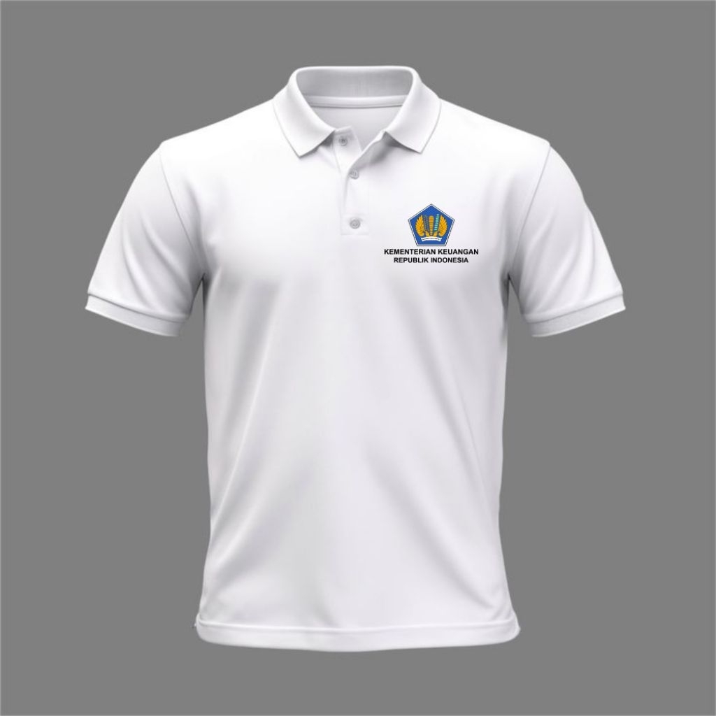 BAJU KEMENTERIAN KEUANGAN RI POLO TSHIRT KEMENTERIAN KEUANGAN RI BAJU BERKERAH KEMENTERIAN KEUANGAN 