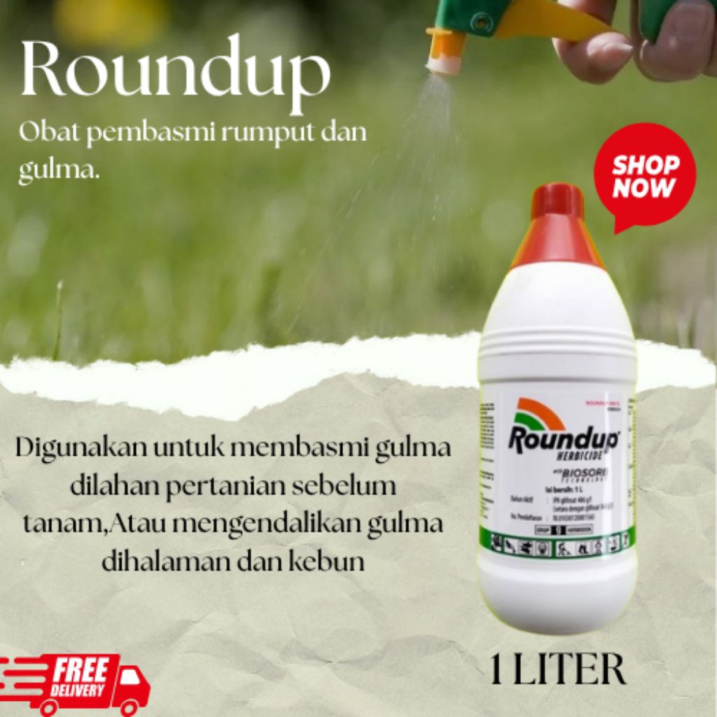 ROUNDUP PEMBASMI RUMPUT 1 LITER