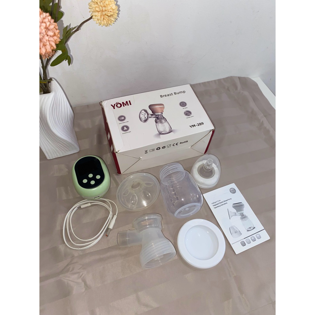 YOMI - Rechargeable Single electric Breast Pump 289/ Pompa ASI Elektrik Portable