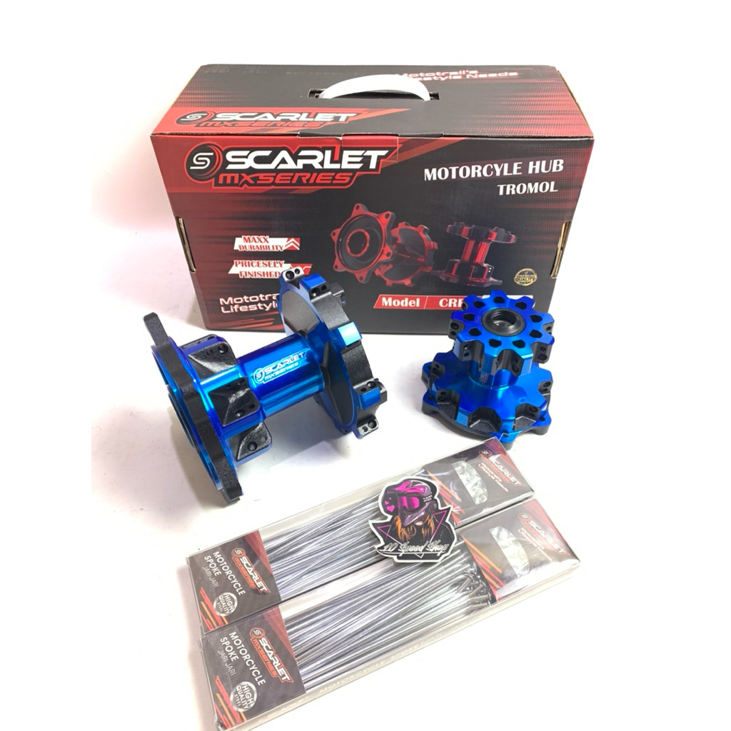 Tromol Depan Belakang Crf 150l Plus Ruji Scarlet Original Tromol Crf 150 Scarlet Double Bearing