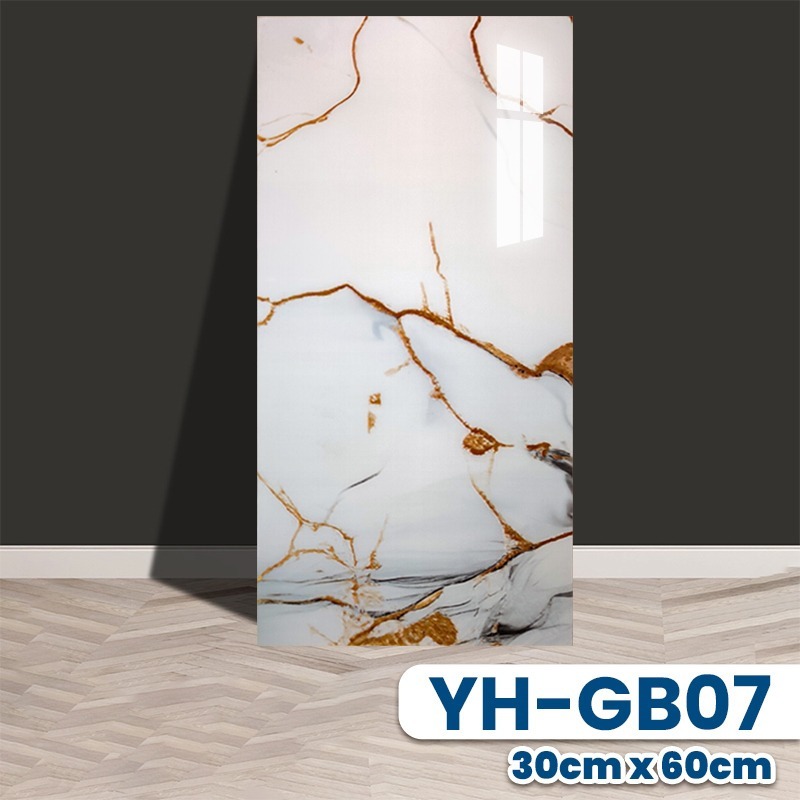 PAKET 10 LEMBAR  Wallpaper dinding Vinyl marble 30 x 60 cm / marble warna pink / vinyl lembaran pvc 