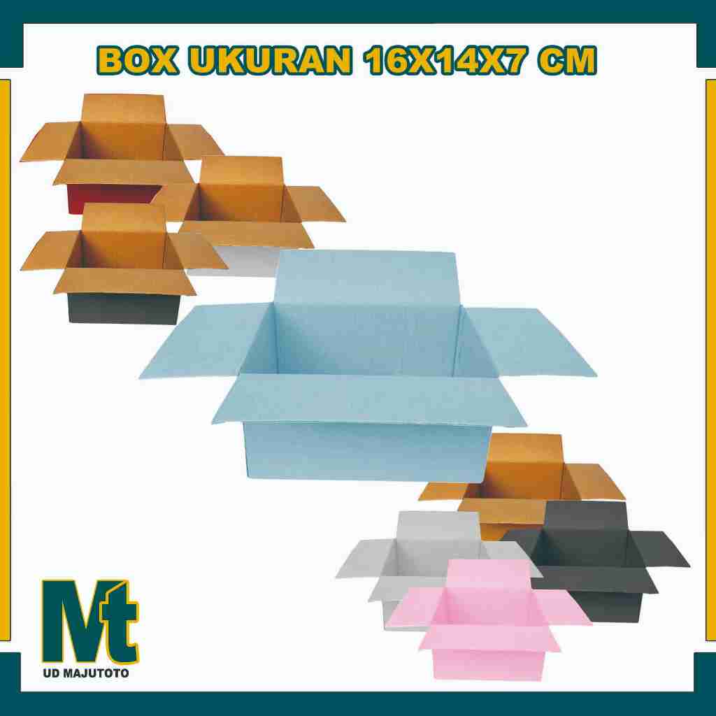 Box 16x14x7 Cm / Box Packing / Kardus Polos