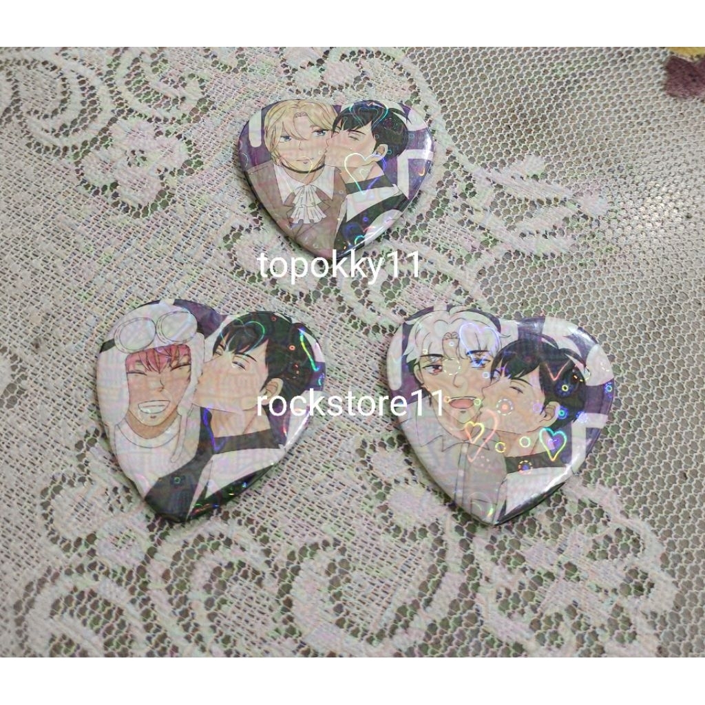 PLAVE heart badge PLAVE