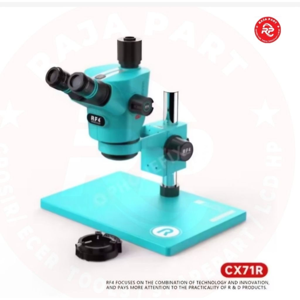 MICROSCOPE TRINOCULAR  RF4 CX71R 6.6-65X
