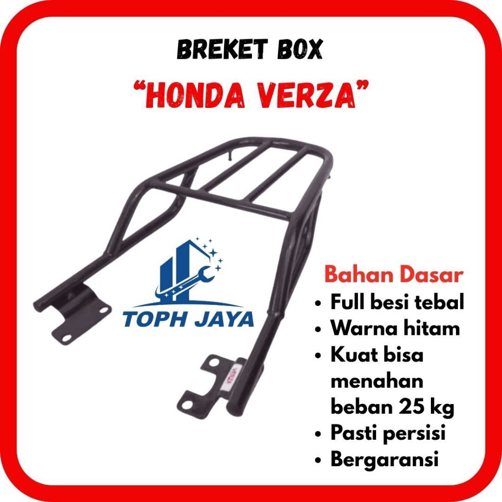 Breket, Behel, Begel Box Belakang Motor Honda Verza old /New