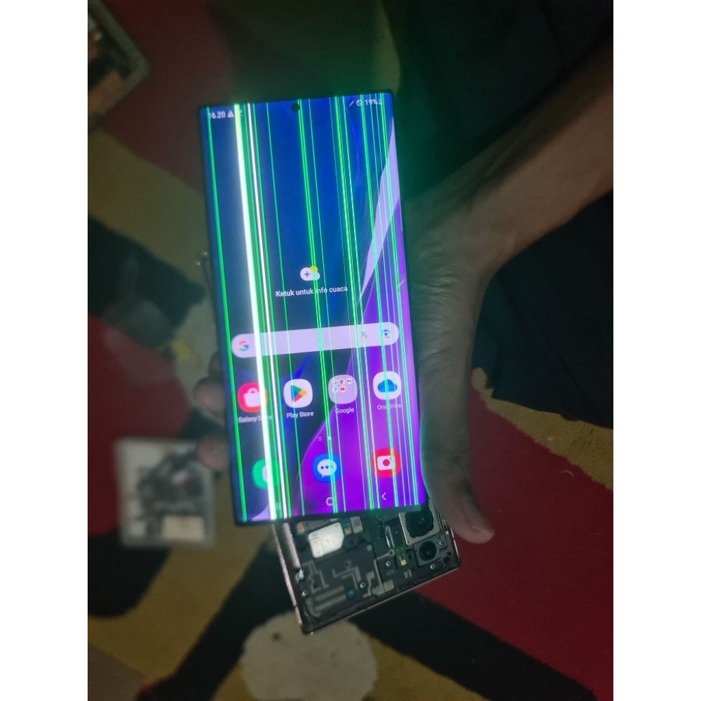 lcd samsung note 20 ultra minus