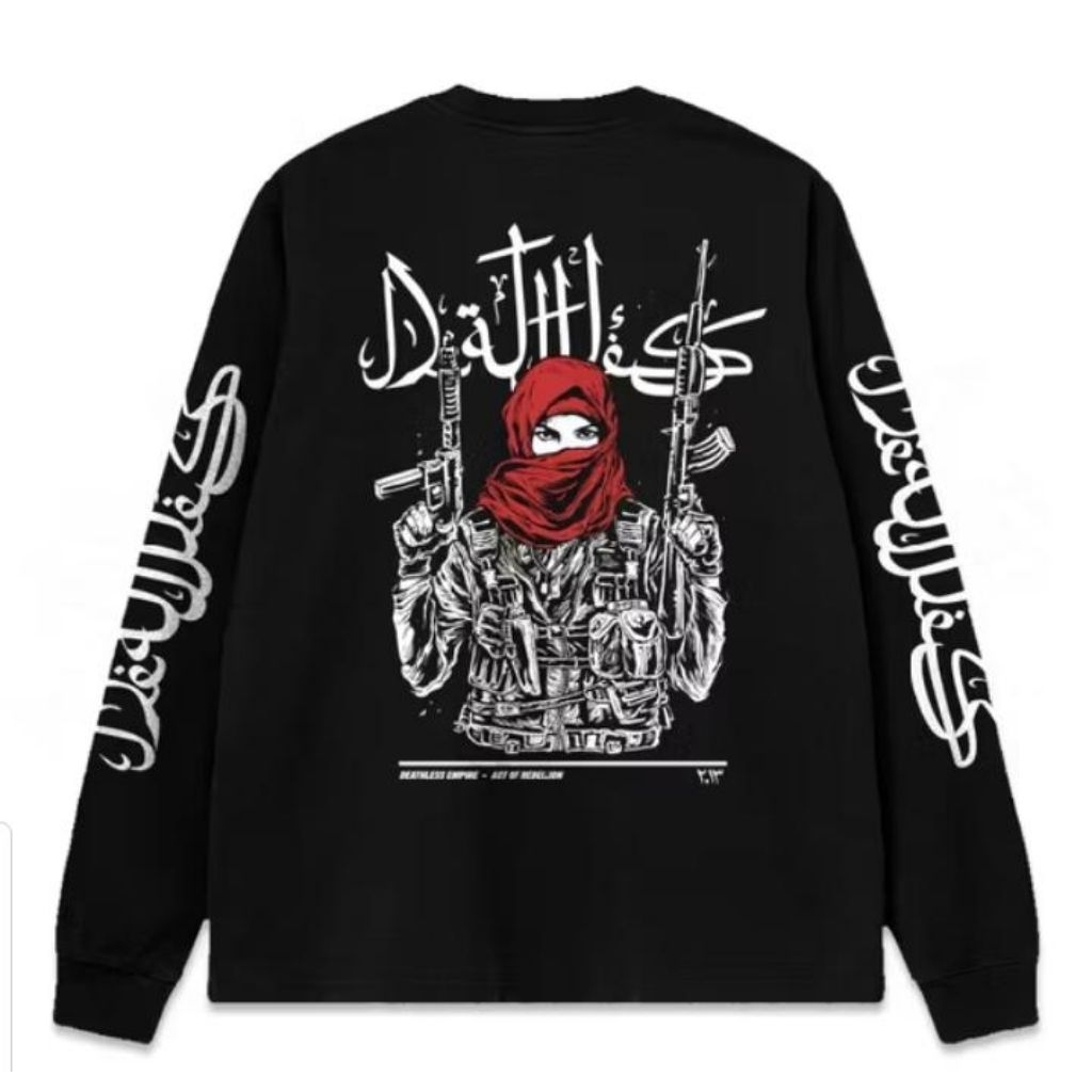 Kaos Lengan Panjang Deathless Ver Arab