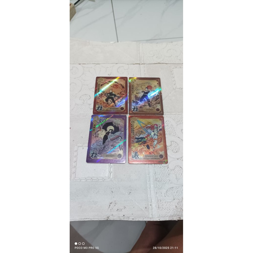 Card CCG ZR Demon slayer KNY Kimetsu no yaiba Rengoku shinobu akaza Gyomei