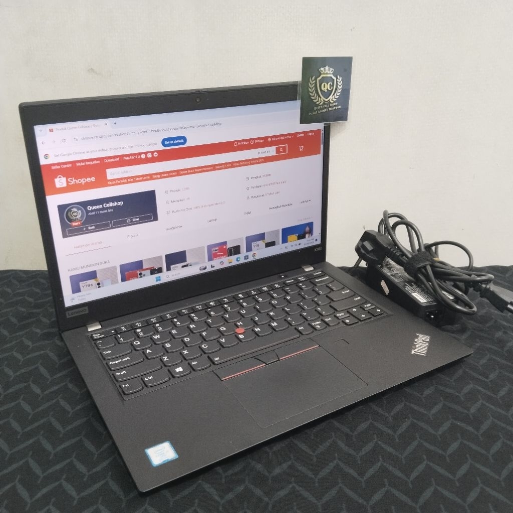 LAPTOP LENOVO THINKPAD X390 20Q1S6B600 CORE i7 8665U 16GB 256GB 14INCH SECOND BERGARANSI