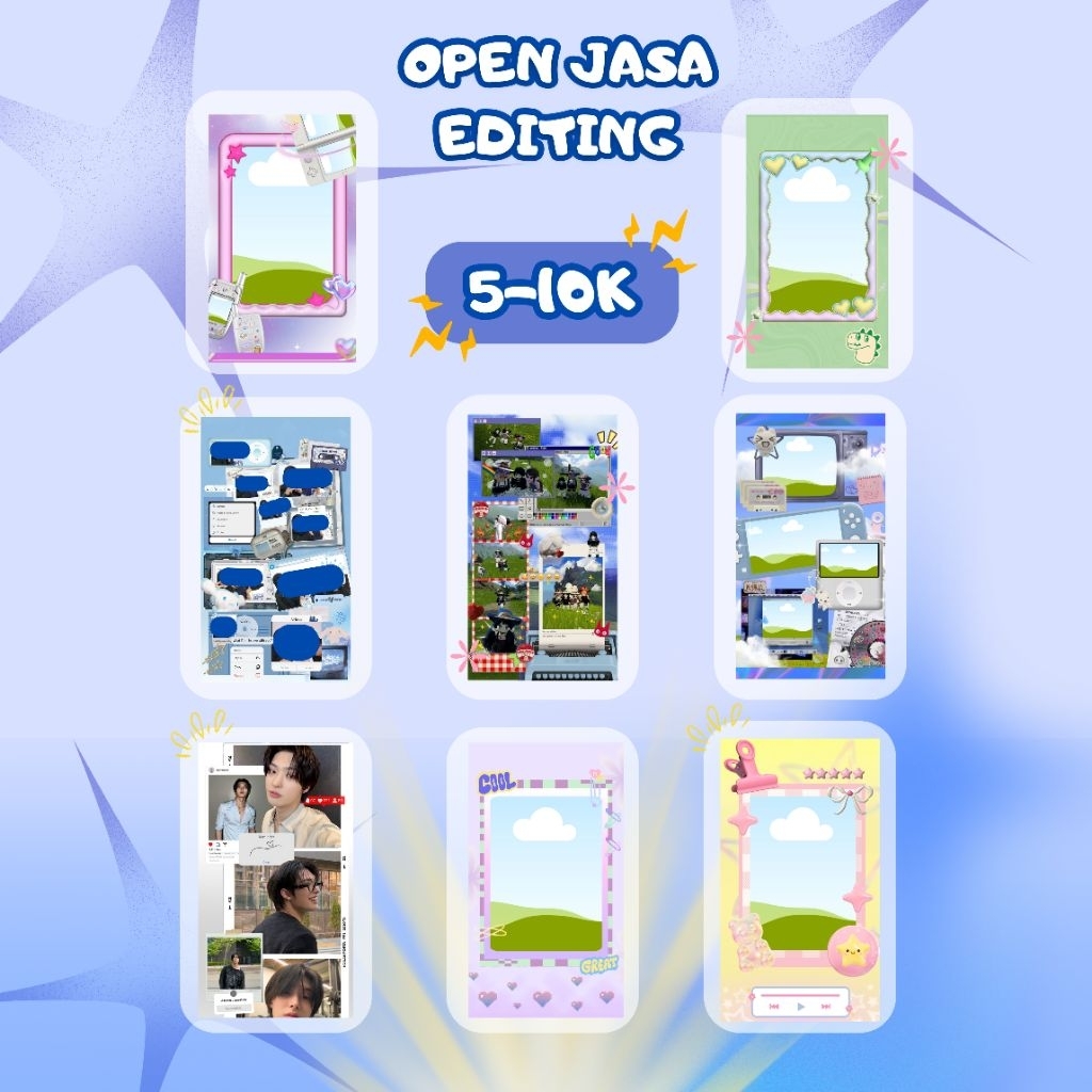 Jasa edit foto ulang tahun atau kolase kreatif