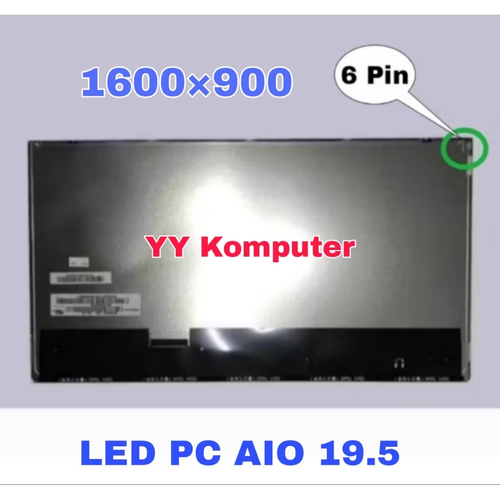 Layar LED LCD PC All In One Acer Aspire C20-720 M195FGE-L20 AIO 19.5 Inch