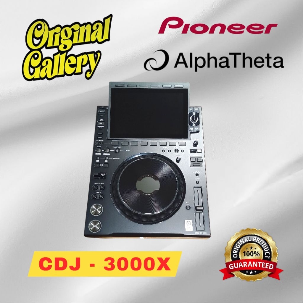 Pioneer DJ AlphaTheta CDJ 3000X Next Generation Professional DJ Player
