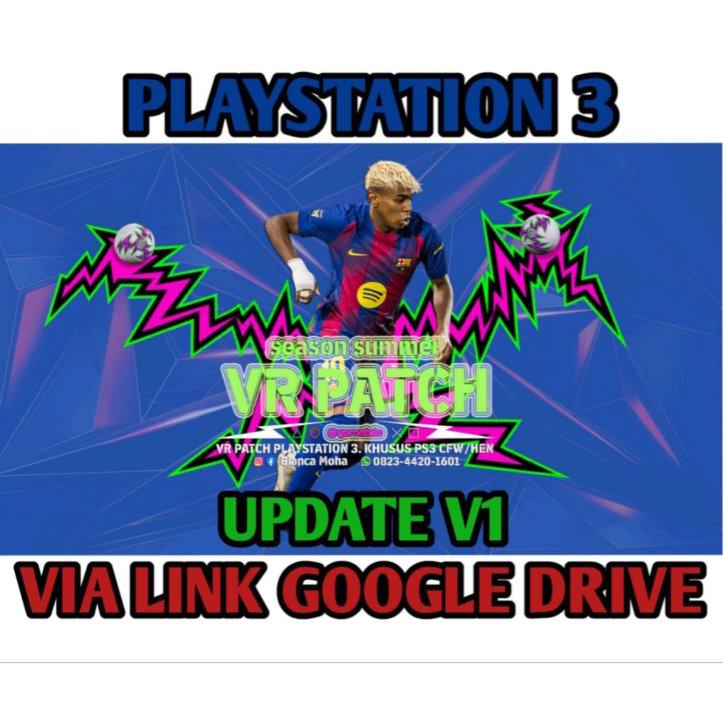 Game Bola PS3 eFootball VR PATCH