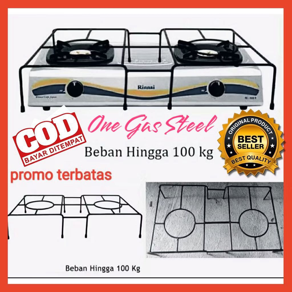 besi behel kompor 2 tungku / dudukan rangka kompor