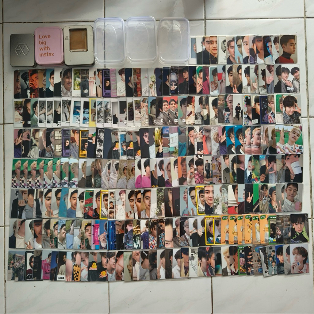 EXO Tincase Photocard Merchandise