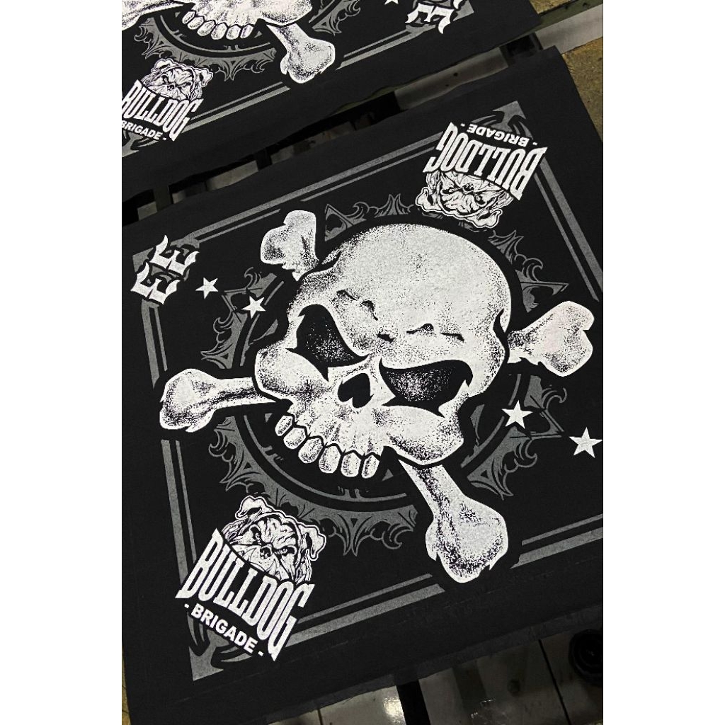 bandana BULLDOG BRIGADE X TIGA TIGA MERCH original