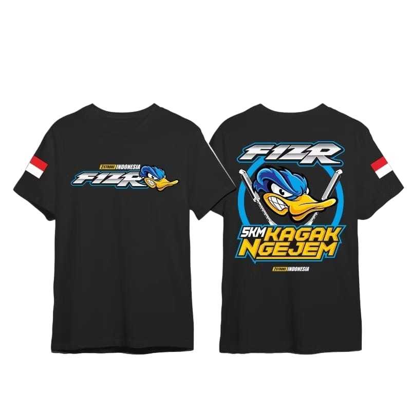 Kaos F1ZR 5 km Kagak Ngejim / two stroke bebek