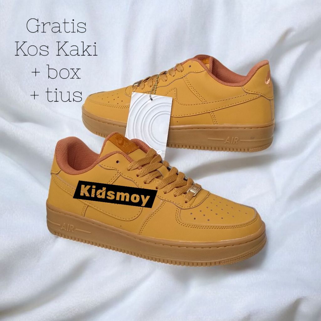 Air Force 1 Low Flax Brown Unisex Stylish