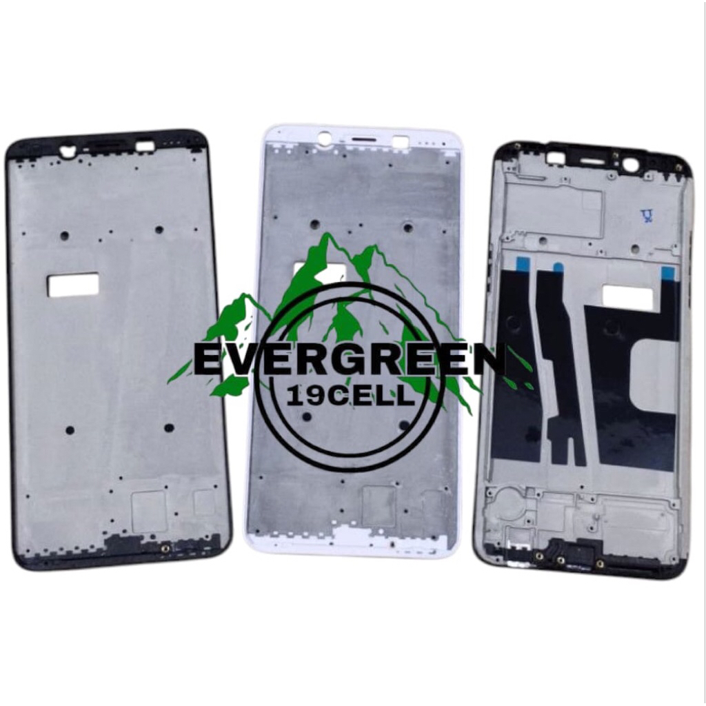 FRAME LCD OPPO F5 / OPPO A73 ( hitam ) / ( putih ) DUDUKAN TATAKAN TULANG TENGAH LCD OPPO A73 / OPPO