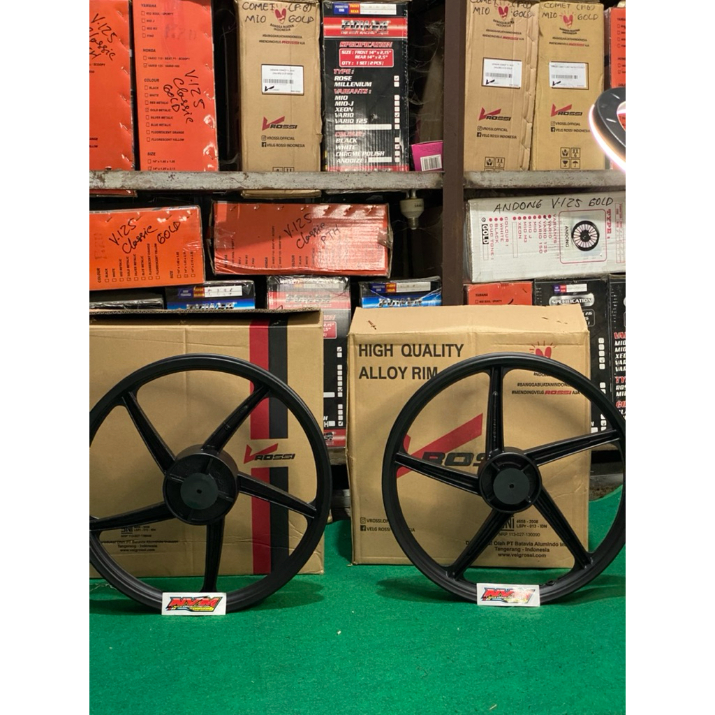 Velg Rossi Set Falcon Motor Bebek Honda Supra Grand Revo Fit